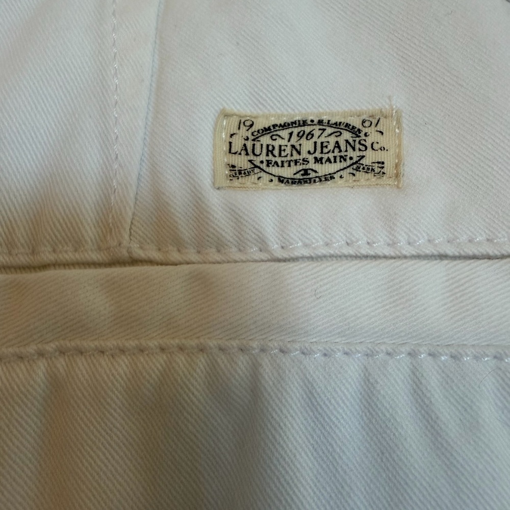 RALPH LAUREN White Bermuda Shorts Women’s 16W Summer Casual Classic Preppy NWT - Picture 8 of 15